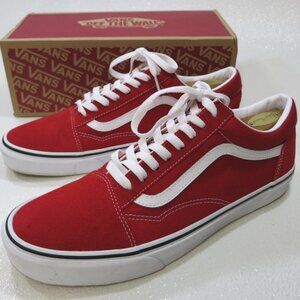 Vans Old Skool Canvas Footwear Racing Red / Tru White Shoe Men's Shoe's Sz 11.5